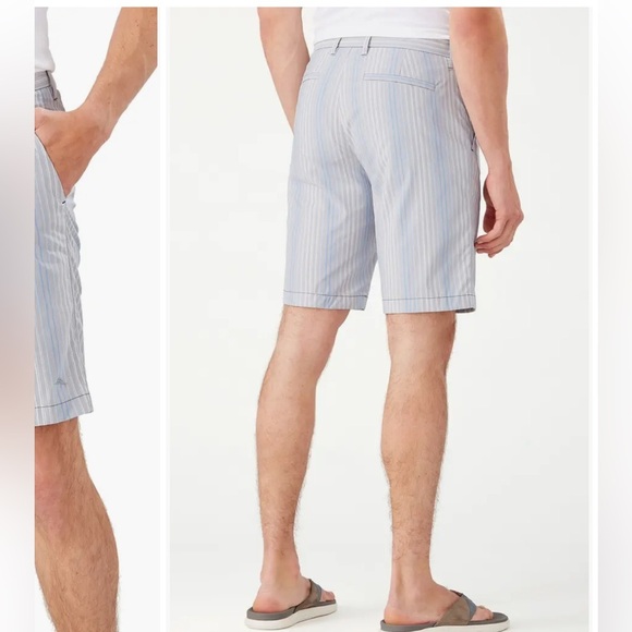 Tommy Bahama Isla Bay Men’s Shorts In Fog‎ Grey, Size 33 - Picture 2 of 12